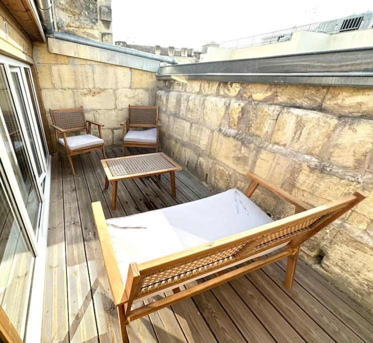 Appartement 5- Hypercentre - 4Pers - Clim - Terrasse - Netflix à Libourne Extérieur photo